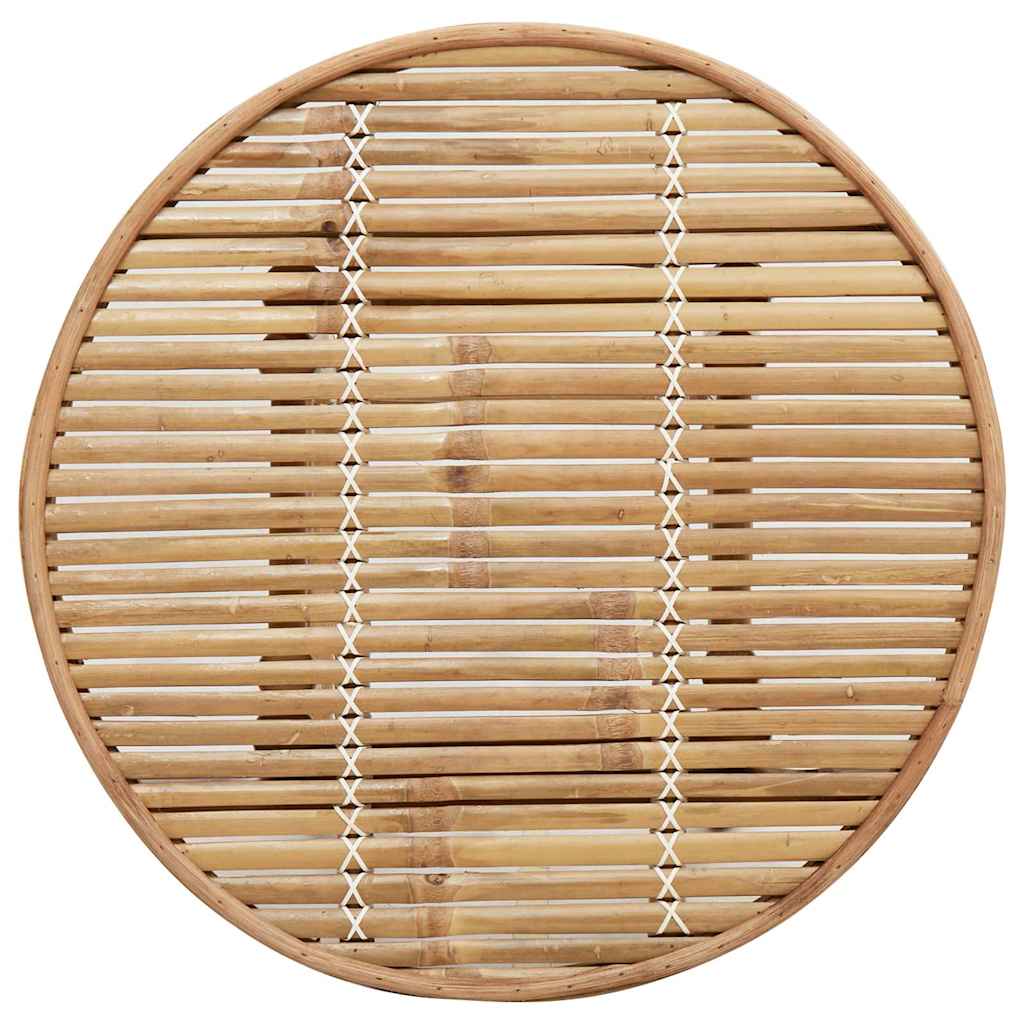 Outdoor Bar Table Round Ø55x100 cm Bamboo