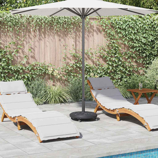 Parasol Base 15.6 kg Black Iron Circular