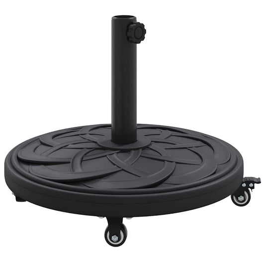 Parasol Base 15.35 kg Black Iron Circular