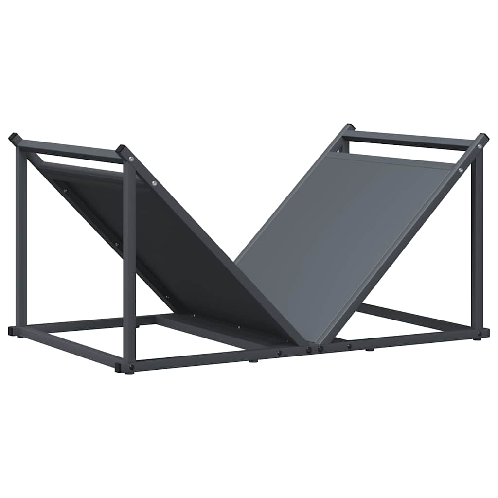 Firewood Rack Anthracite 70x43x34.5 cm Cold-rolled steel