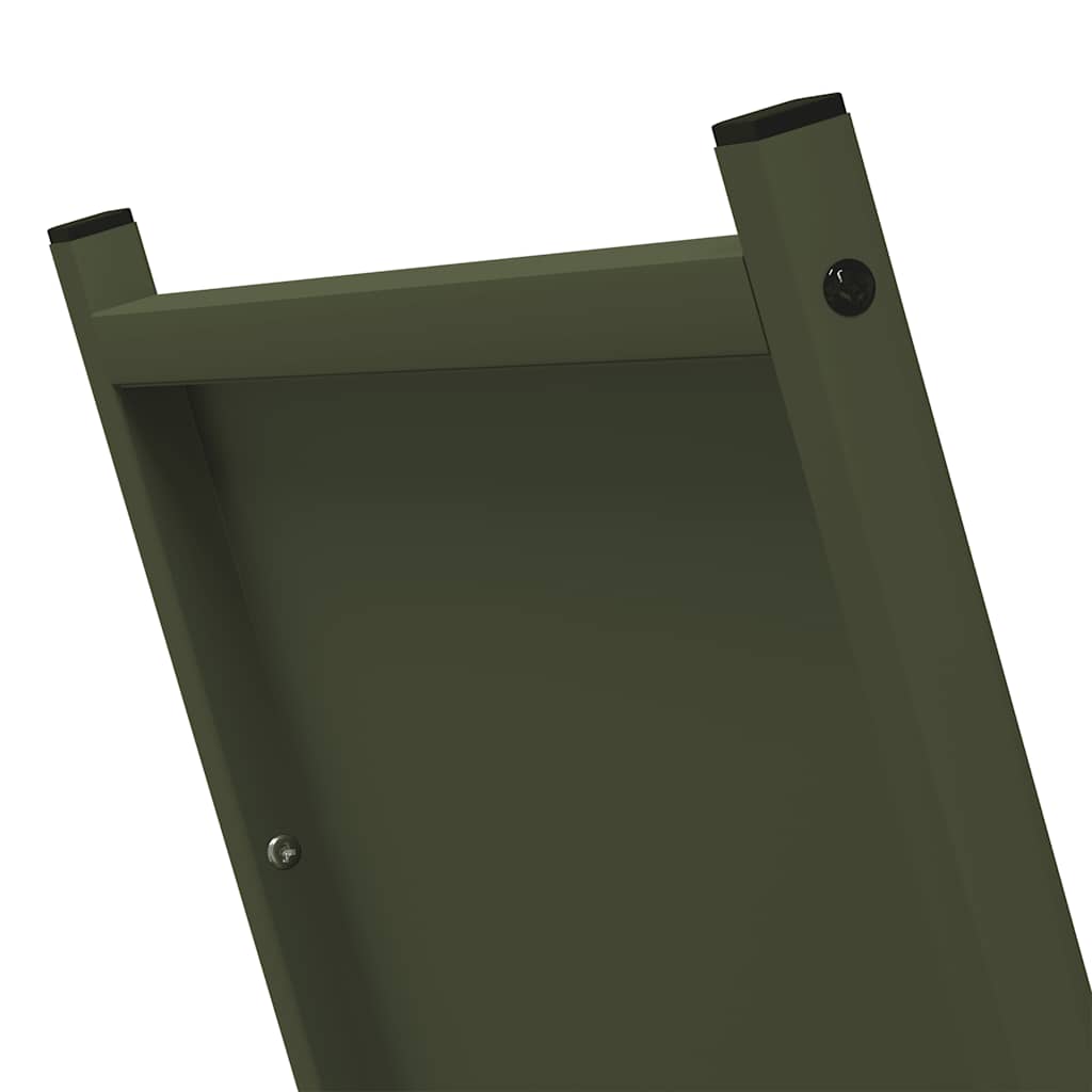 Firewood Rack Olive Green 69.5x35x81 cm Cold-rolled steel