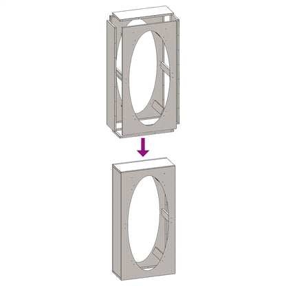 Firewood Rack Anthracite 50x23x100 cm Cold-rolled steel