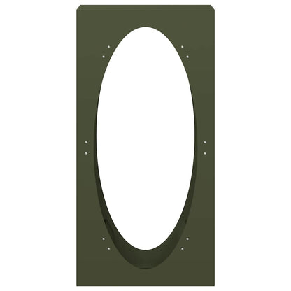 Firewood Rack Olive Green 50x23x100 cm Cold-rolled steel