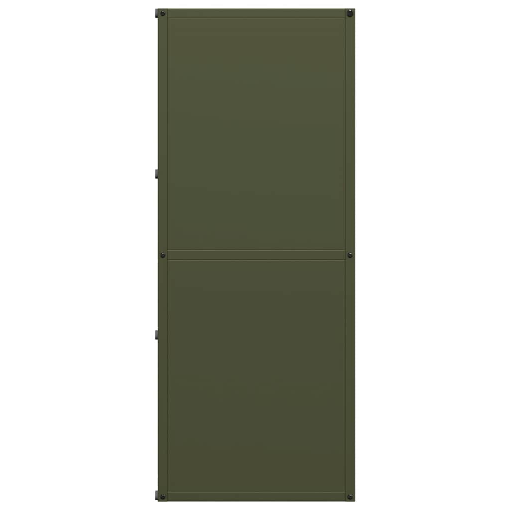 Firewood Rack Olive Green 40x30x75 cm Cold-rolled steel