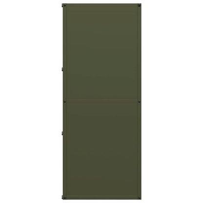 Firewood Rack Olive Green 40x30x75 cm Cold-rolled steel