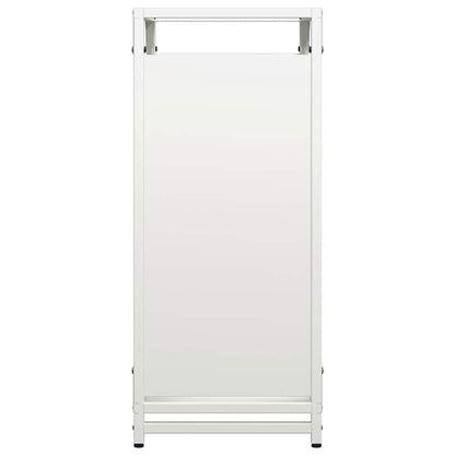 Firewood Rack White 44x28x65 cm Cold-rolled steel