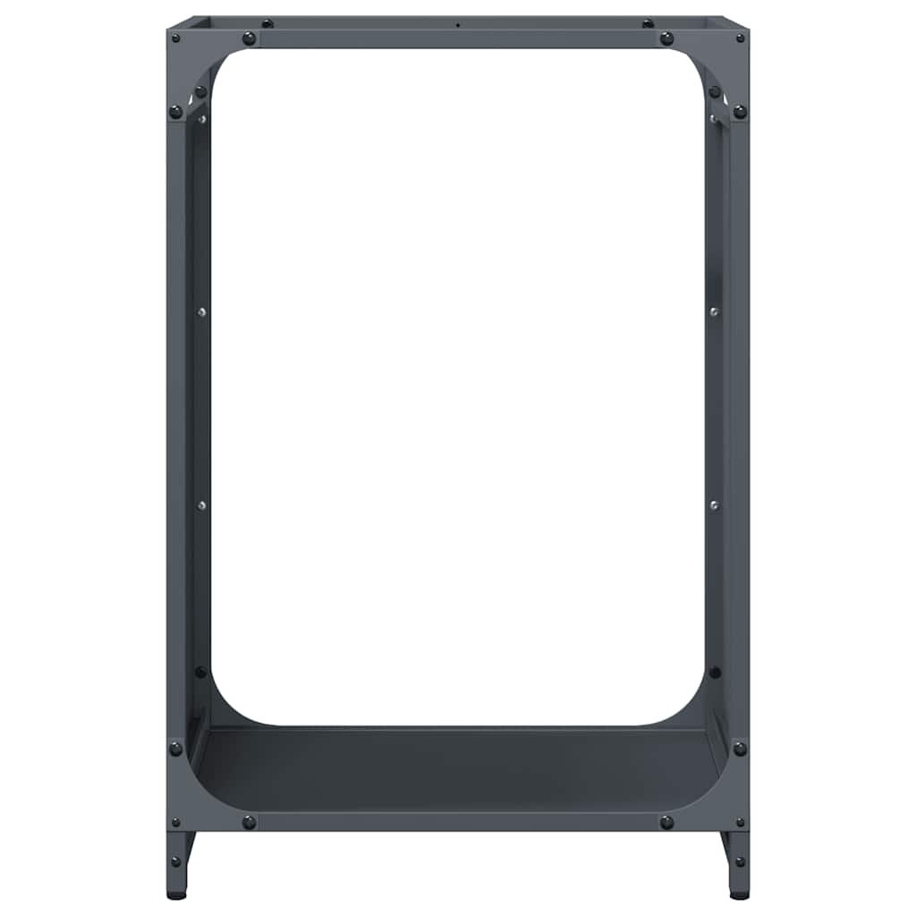 Firewood Rack Anthracite 44x28x65 cm Cold-rolled steel
