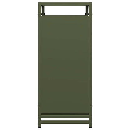 Firewood Rack Olive Green 44x28x65 cm Cold-rolled steel