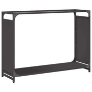 Firewood Rack Black 90x28x65 cm Cold-rolled steel