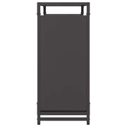 Firewood Rack Black 90x28x65 cm Cold-rolled steel
