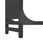 Firewood Rack Black 90x28x65 cm Cold-rolled steel