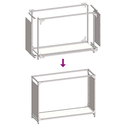Firewood Rack Anthracite 90x28x65 cm Cold-rolled steel