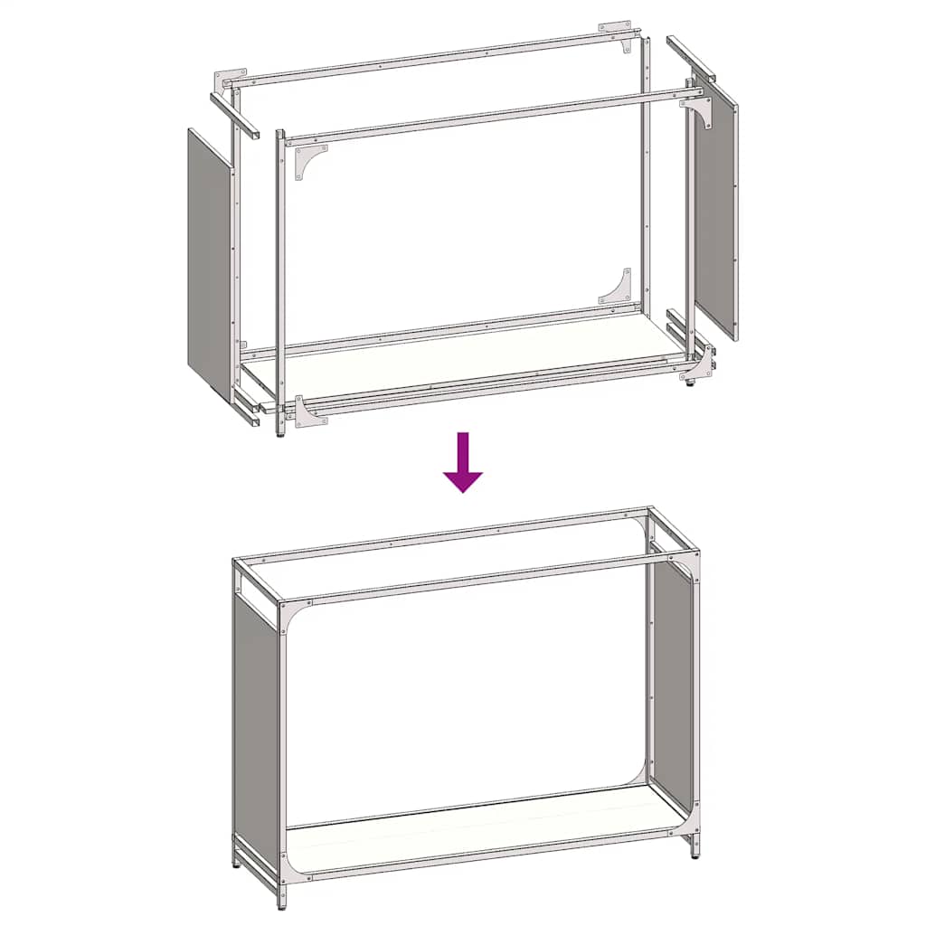 Firewood Rack Olive Green 90x28x65 cm Cold-rolled steel