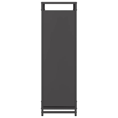 Firewood Rack Black 60x28x90 cm Cold-rolled steel