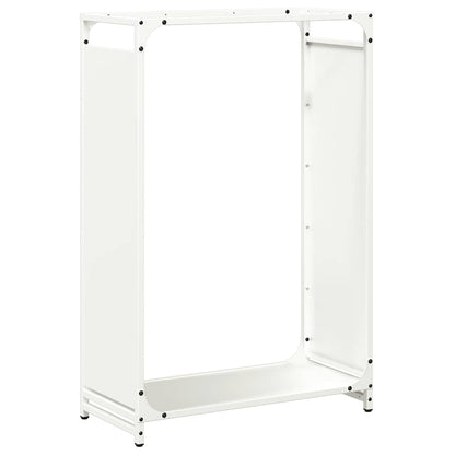 Firewood Rack White 60x28x90 cm Cold-rolled steel