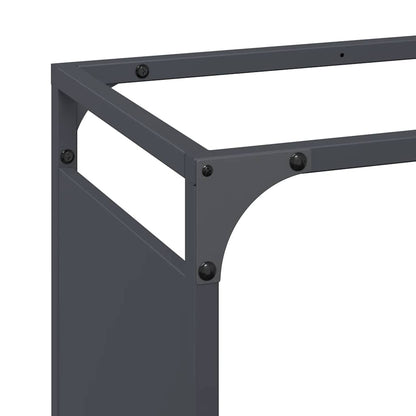 Firewood Rack Anthracite 60x28x90 cm Cold-rolled steel