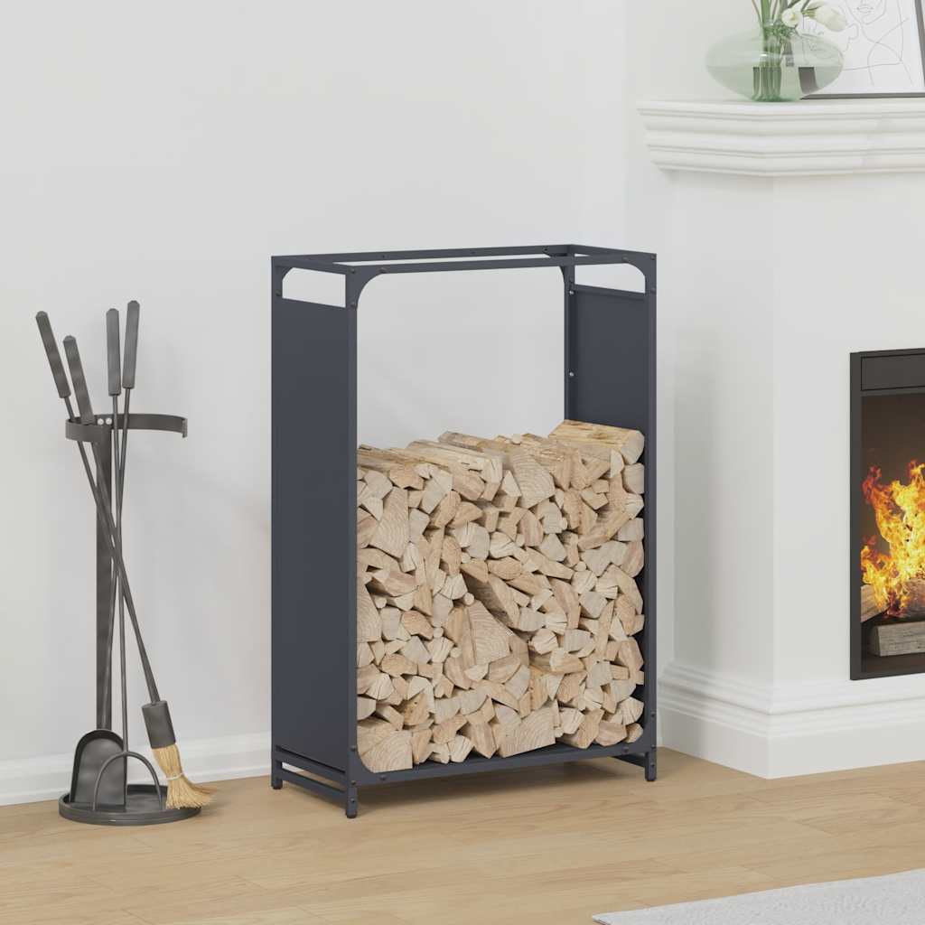 Firewood Rack Anthracite 60x28x90 cm Cold-rolled steel