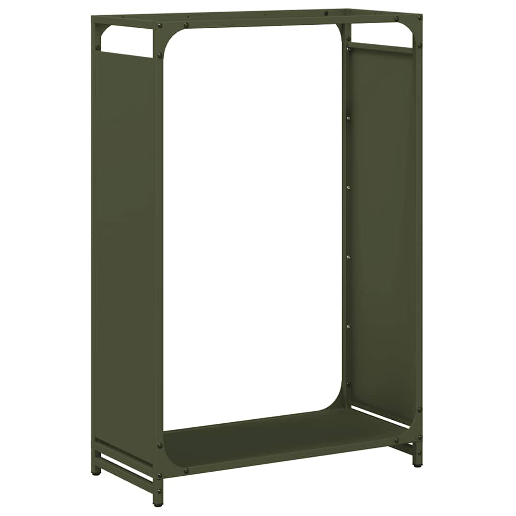 Firewood Rack Olive Green 60x28x90 cm Cold-rolled steel