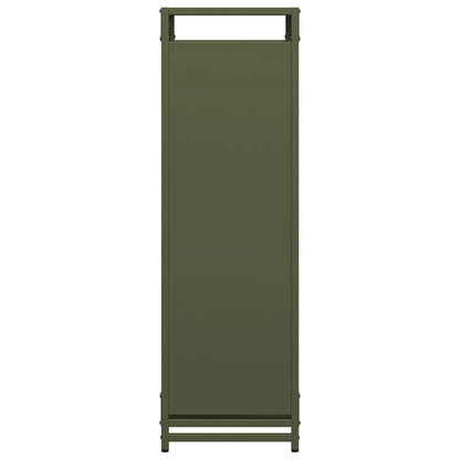 Firewood Rack Olive Green 60x28x90 cm Cold-rolled steel