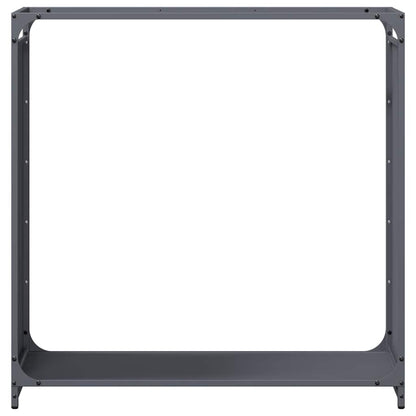 Firewood Rack Anthracite 90x28x90 cm Cold-rolled steel