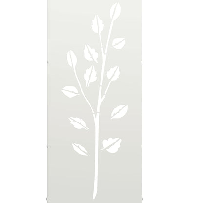 Firewood Rack White 40x30x80 cm Cold-rolled steel