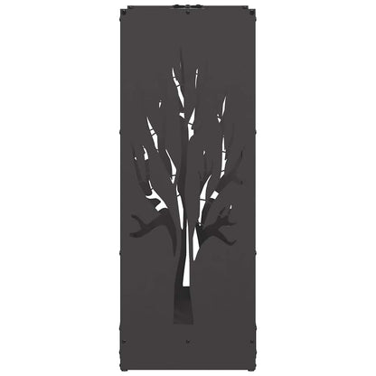 Firewood Rack Black 40x30x80 cm Cold-rolled steel