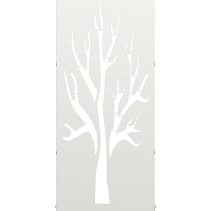 Firewood Rack White 40x30x80 cm Cold-rolled steel