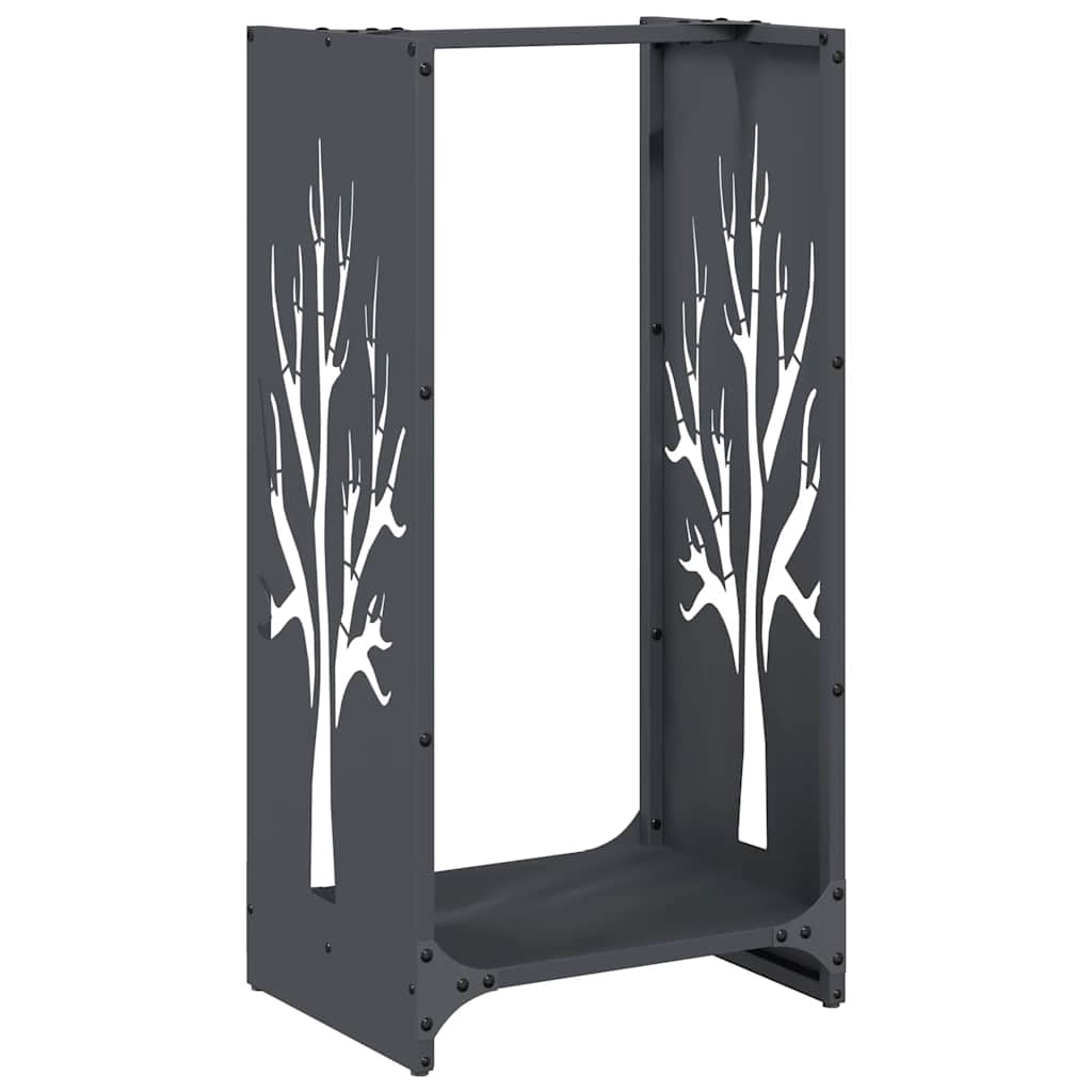 Firewood Rack Anthracite 40x30x80 cm Cold-rolled steel