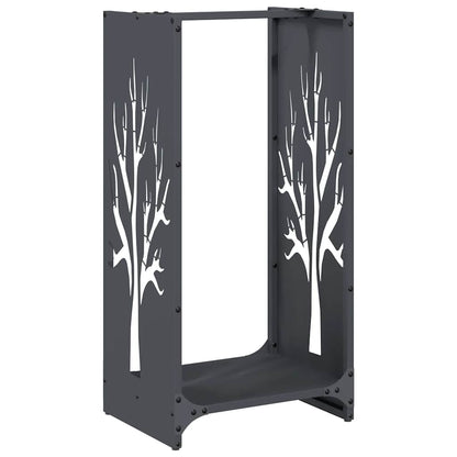 Firewood Rack Anthracite 40x30x80 cm Cold-rolled steel