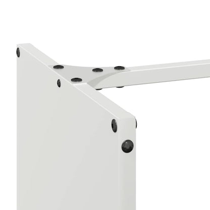 Firewood Rack White 40x30x80 cm Cold-rolled steel