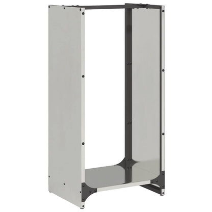 Firewood Rack 40x30x80 cm Stainless Steel