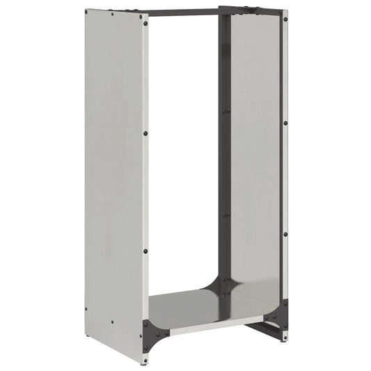 Firewood Rack 40x30x80 cm Stainless Steel