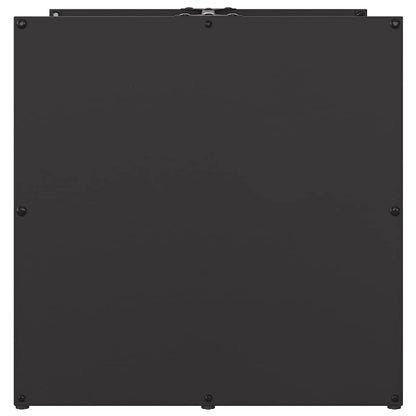 Firewood Rack Black 40x40x40 cm Cold-rolled steel