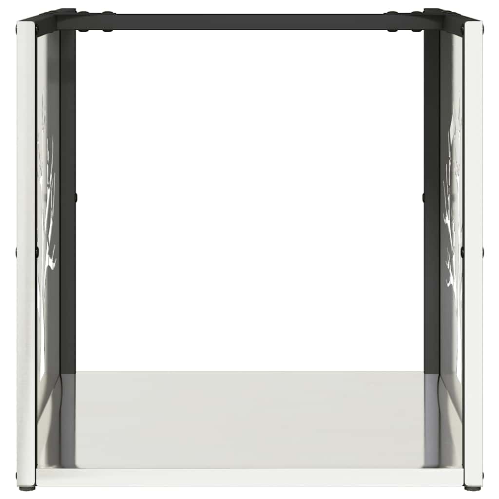 Firewood Rack 40x40x40 cm Stainless Steel