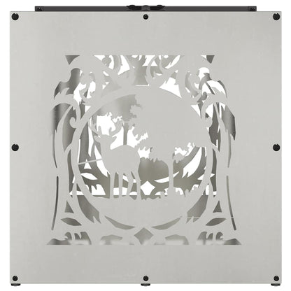 Firewood Rack 40x40x40 cm Stainless Steel