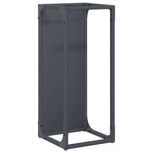 Firewood Rack Anthracite 25x25x60 cm Cold-rolled steel
