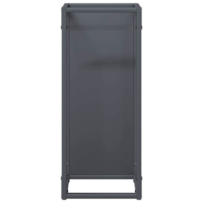 Firewood Rack Anthracite 25x25x60 cm Cold-rolled steel