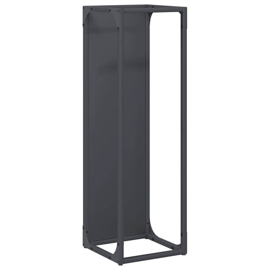 Firewood Rack Anthracite 25x25x80 cm Cold-rolled steel