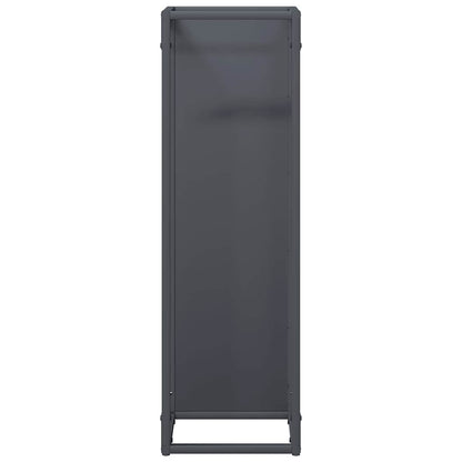 Firewood Rack Anthracite 25x25x80 cm Cold-rolled steel