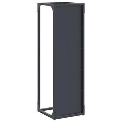 Firewood Rack Anthracite 25x25x80 cm Cold-rolled steel