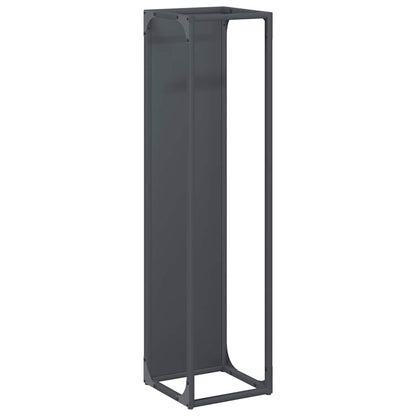 Firewood Rack Anthracite 25x25x100 cm Cold-rolled steel
