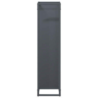 Firewood Rack Anthracite 25x25x100 cm Cold-rolled steel