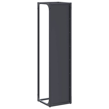 Firewood Rack Anthracite 25x25x100 cm Cold-rolled steel