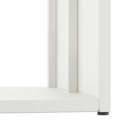 Firewood Rack White 40x40x40 cm Cold-rolled steel