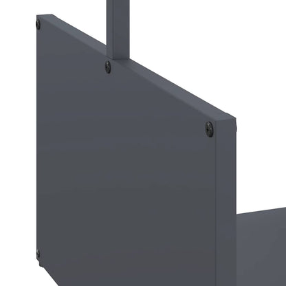 Firewood Rack Anthracite 40x40x40 cm Cold-rolled steel