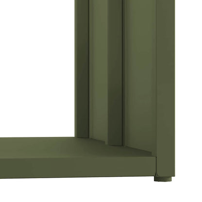 Firewood Rack Olive Green 40x40x40 cm Cold-rolled steel