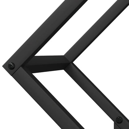 Firewood Rack Black 50x25x50 cm Cold-rolled steel