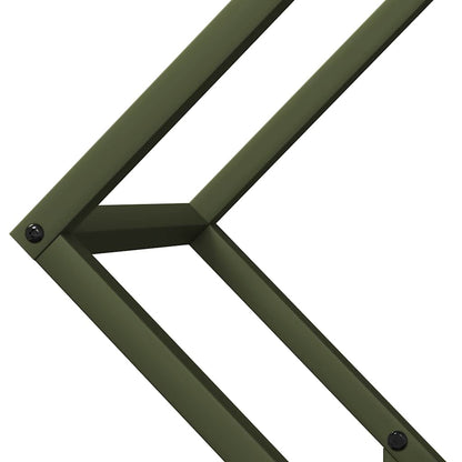 Firewood Rack Olive Green 60x25x60 cm Cold-rolled steel