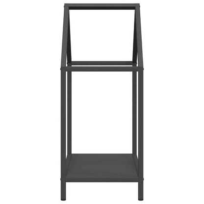 Firewood Rack Black 40x25x60 cm Cold-rolled steel