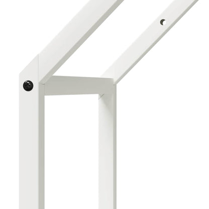 Firewood Rack White 40x25x60 cm Cold-rolled steel